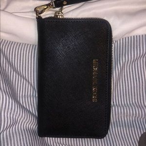 Michael Kors Black Wrist Wallet